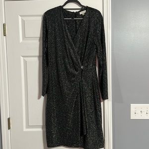 Beautiful charcoal, gray and glittery dress excellent condition only wore once